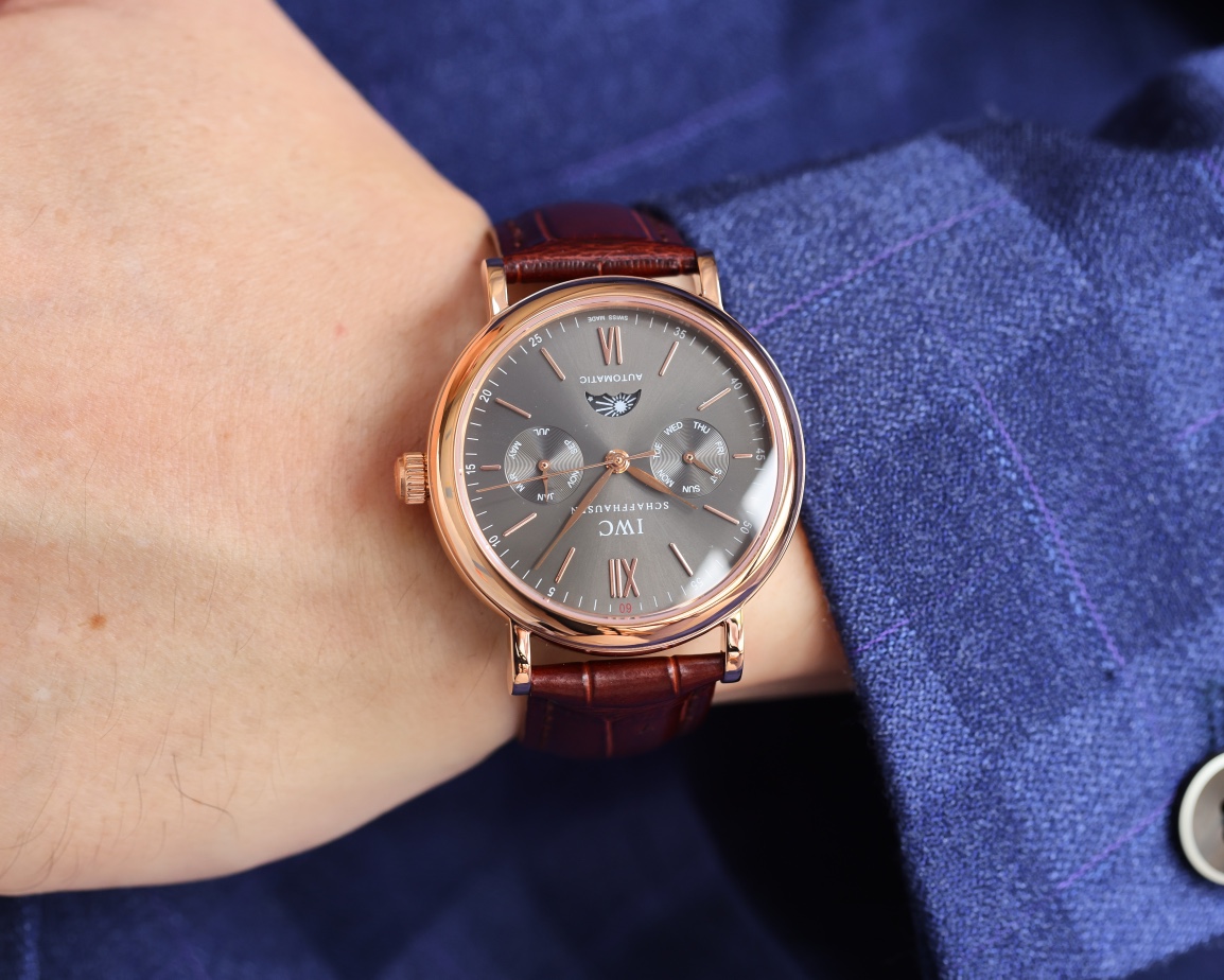 IWC- Portofino Multifunctional Premium Automatic 9100 Multifunctional Imported Mechanical Movement