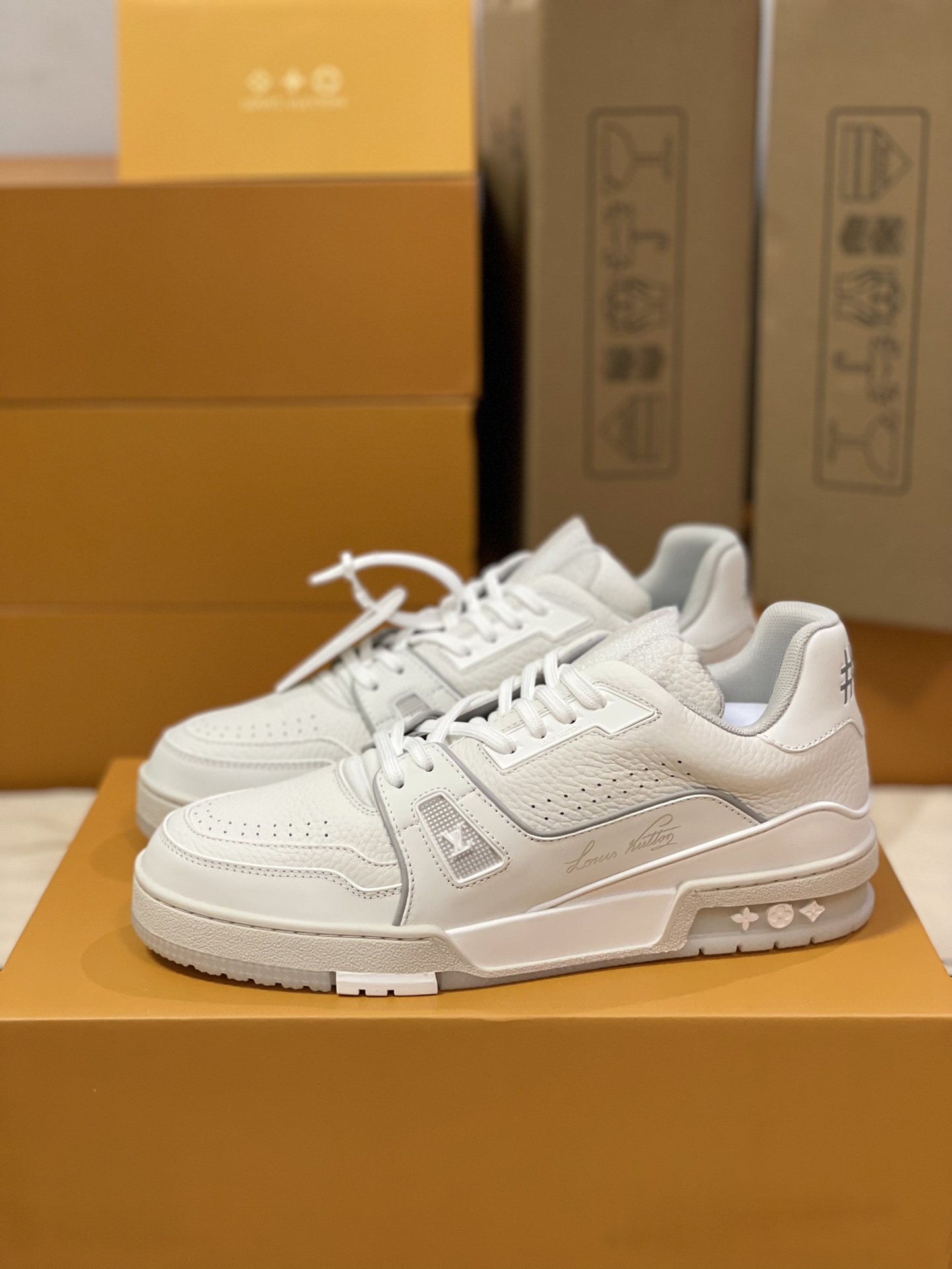 Louis Vuitton Trainer Couples Style FD0261