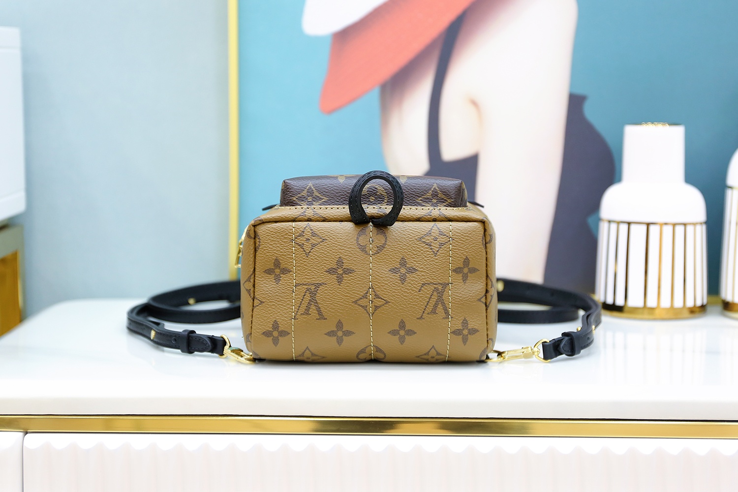 Louis Vuitton 𝐏𝐀𝐋𝐌 𝐒𝐏𝐑𝐈𝐍𝐆𝐒mini backpack🎒M44872
