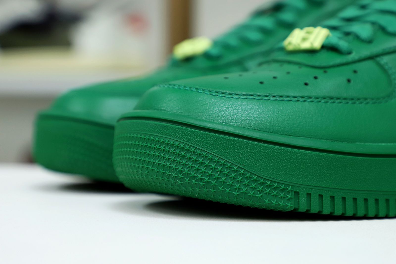AMBUSH xNike Air Force1 Low Pine Green and Citron