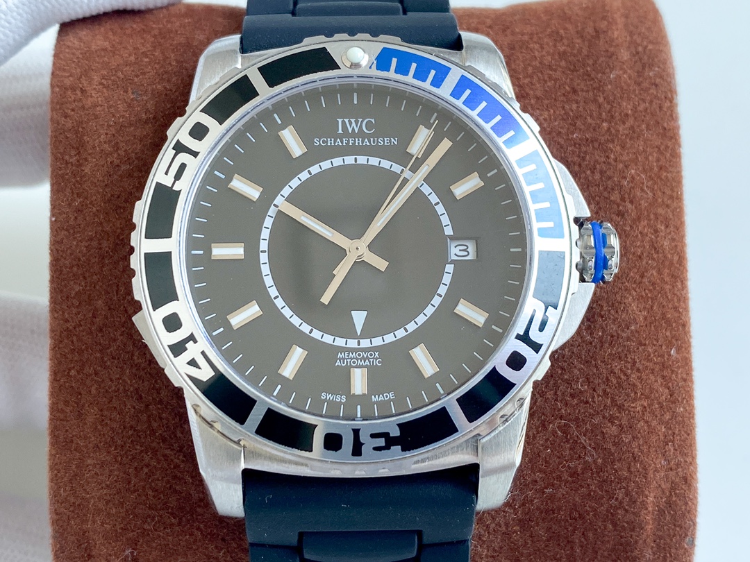 IWC- Fine men's watches Imported Citizen mechanical movement, top 316 stainless steel case and strap