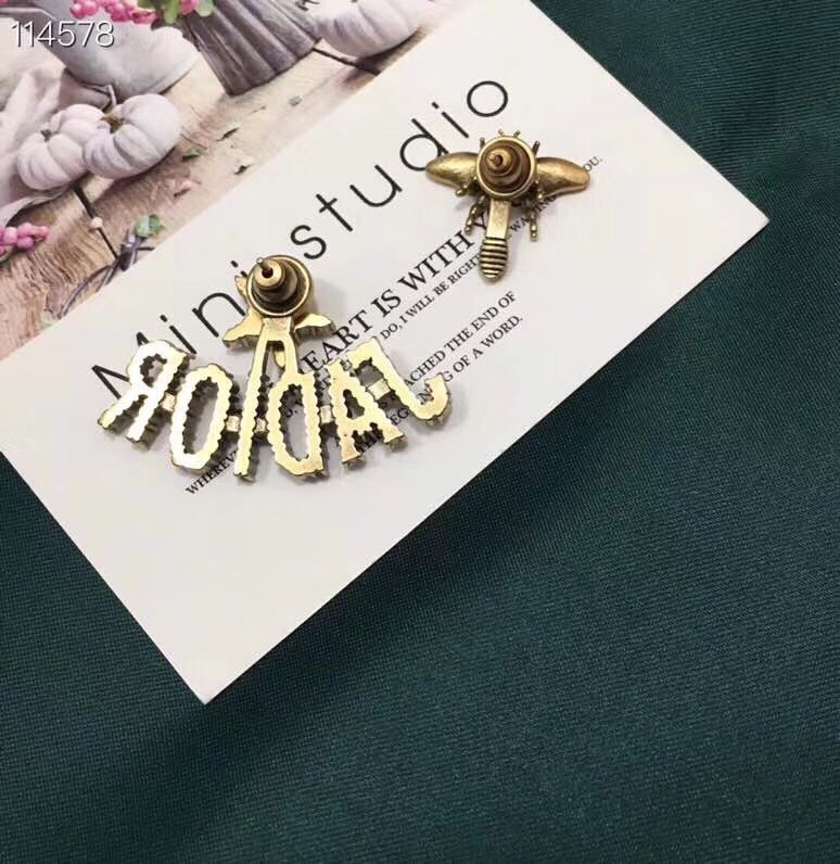 Dior stud earrings