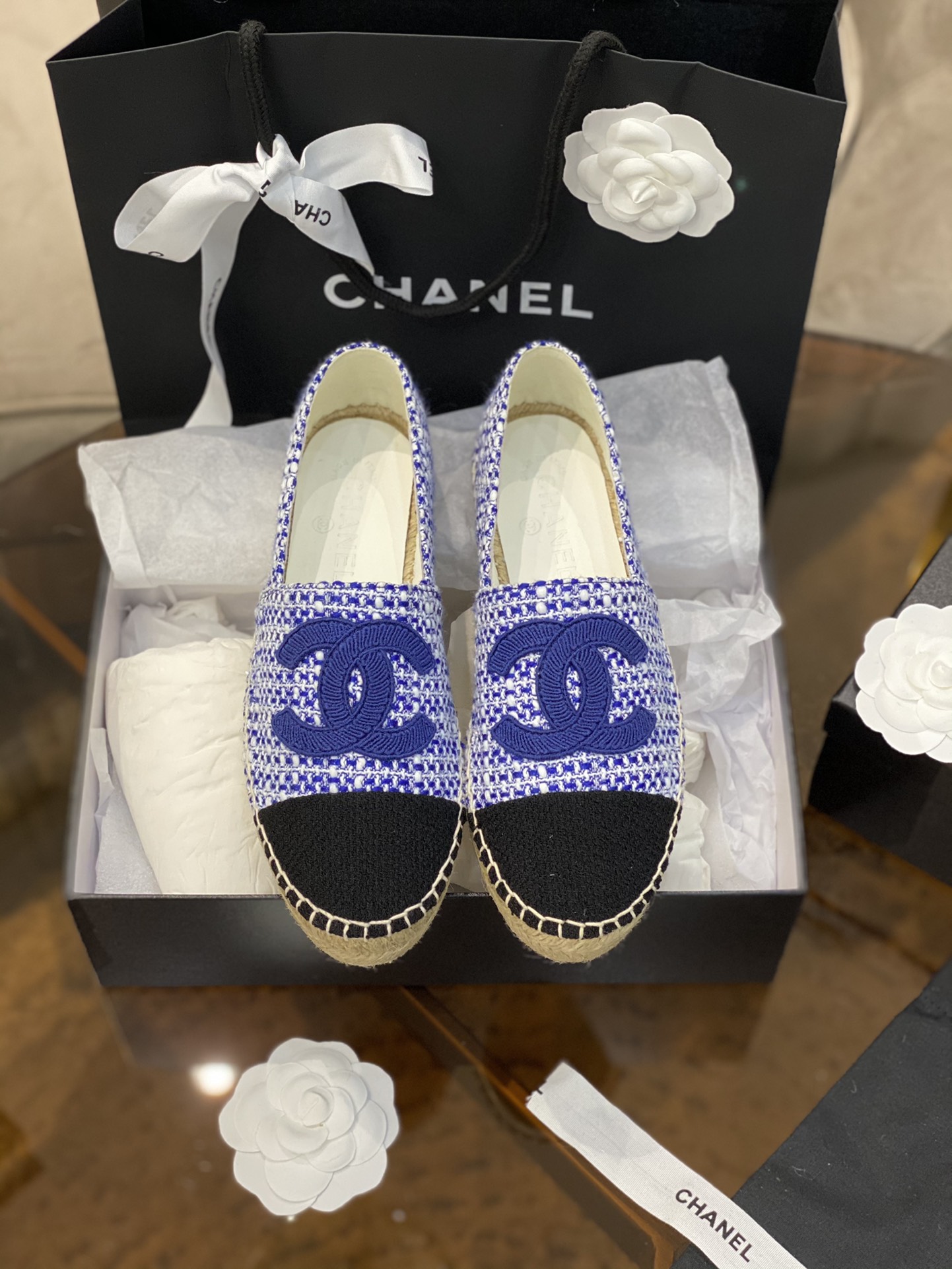 CHANEL fisherman shoes Chanel classic version of the original injection of rubber translucent rubber original color hemp sole