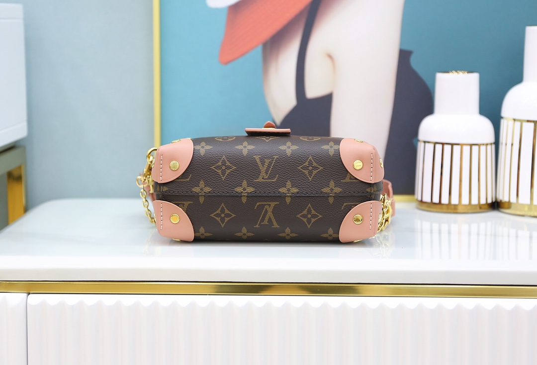 Louis Vuitton𝗣𝗘𝗧𝗜𝗧𝗘 𝗠𝗔𝗟𝗟𝗘 𝗔𝗢𝗨𝗣𝗟𝗘French 🇫🇷 original material / all steel hardware M45531