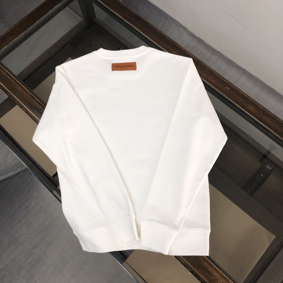 Louis Vuitton 2023 new autumn and winter couples style round neck sweatshirt