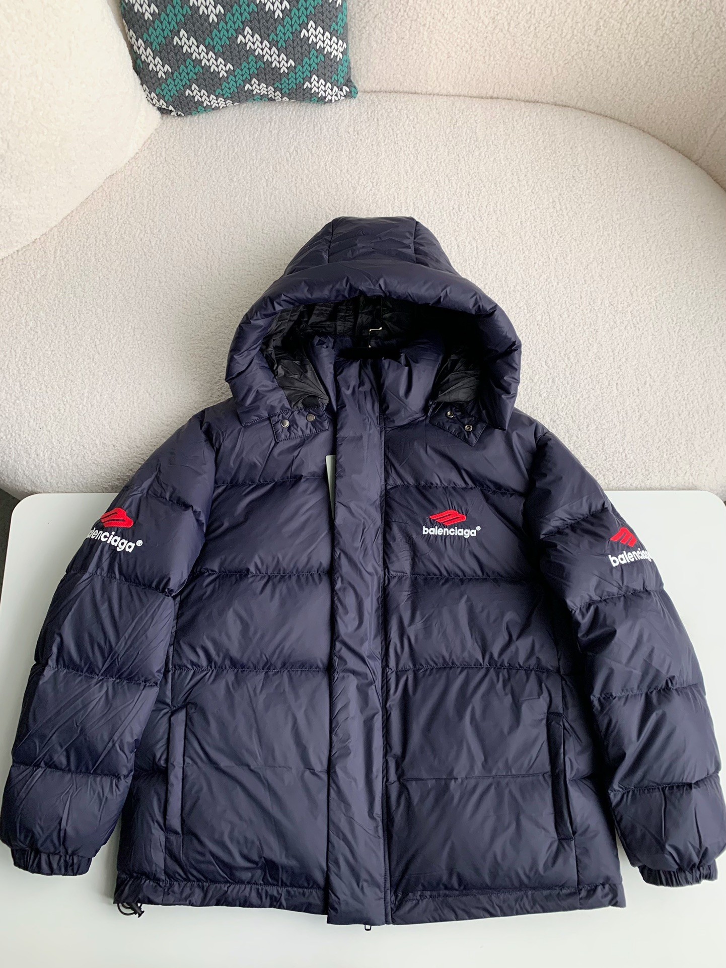 Balenciaga Short men's down jacke