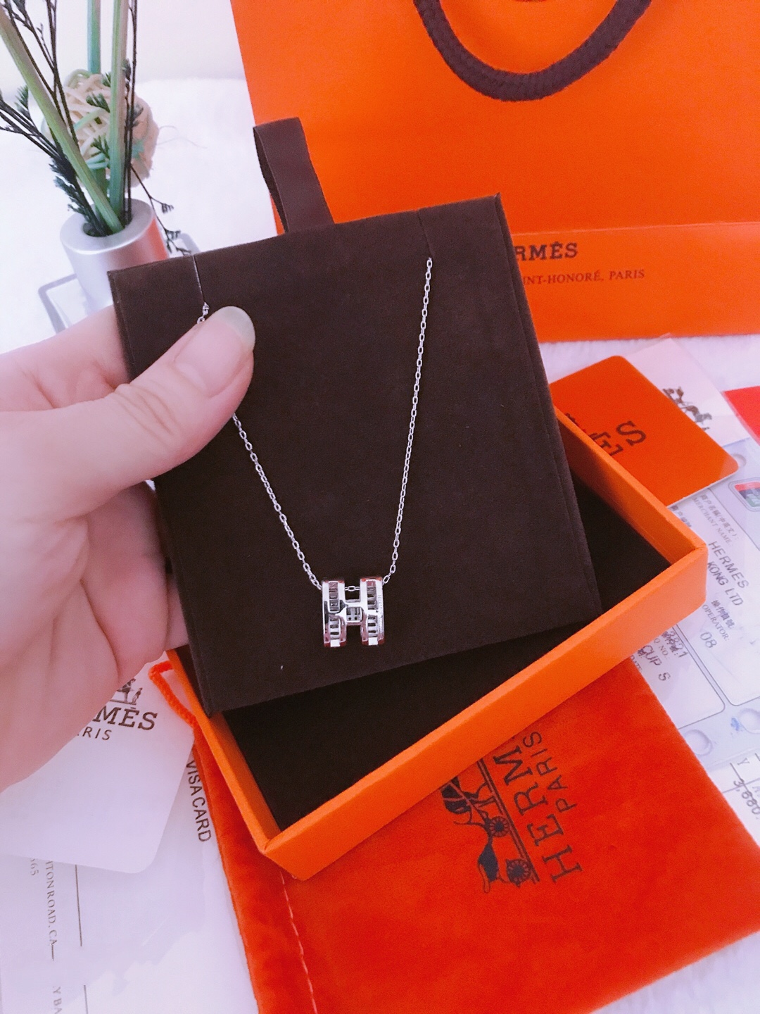 Hermes necklace