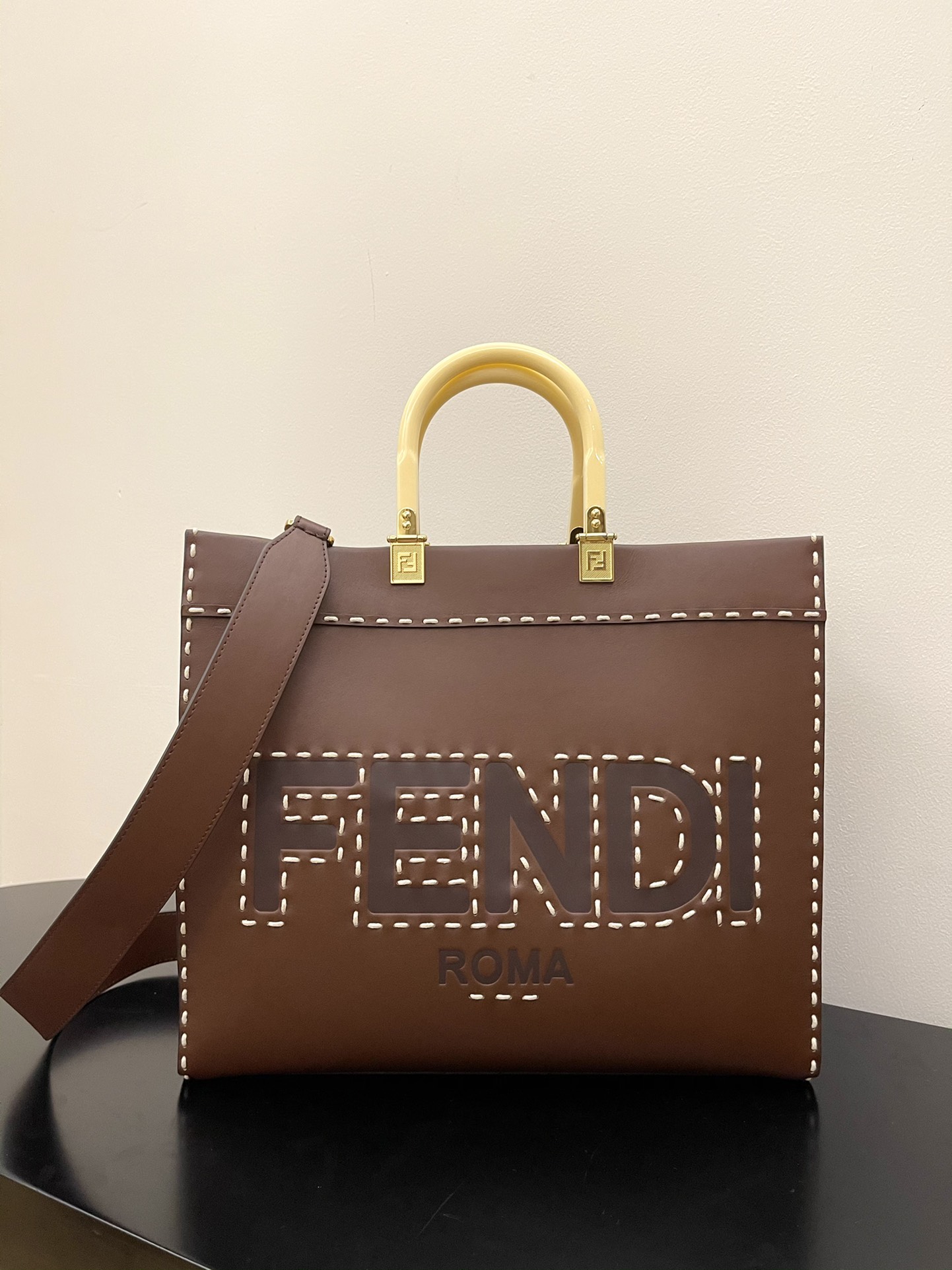 FENDI small new size shine tote 