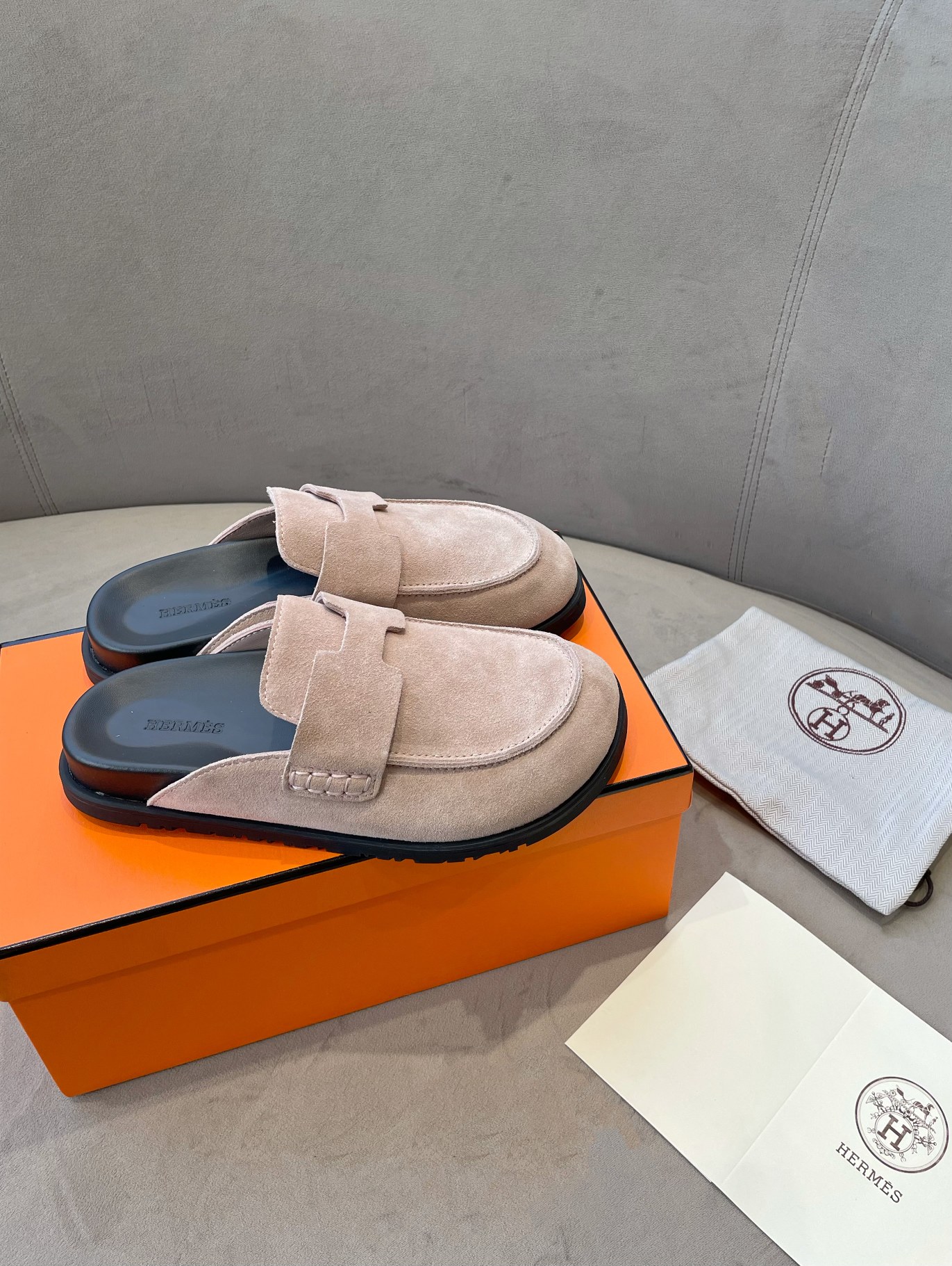 Hermes Birkenstock Mules