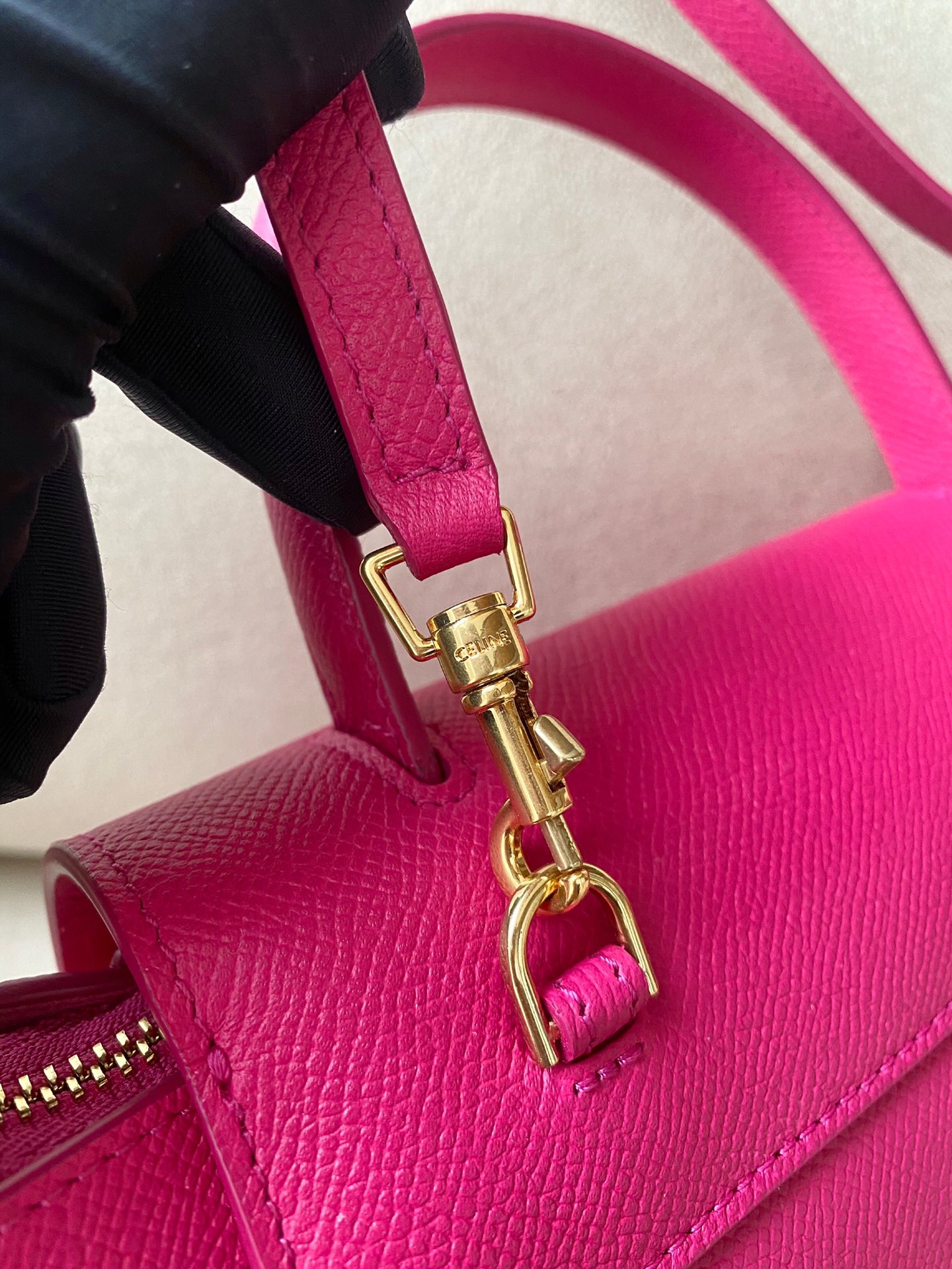 𝐂𝐞𝐥𝐢𝐧𝐞 Belt Bag Catfish Bag Small Grained Calfskin