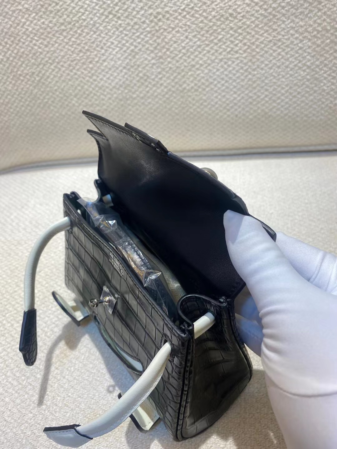 kelly doll  American crocodile top craftsmanship wax thread hand sewing