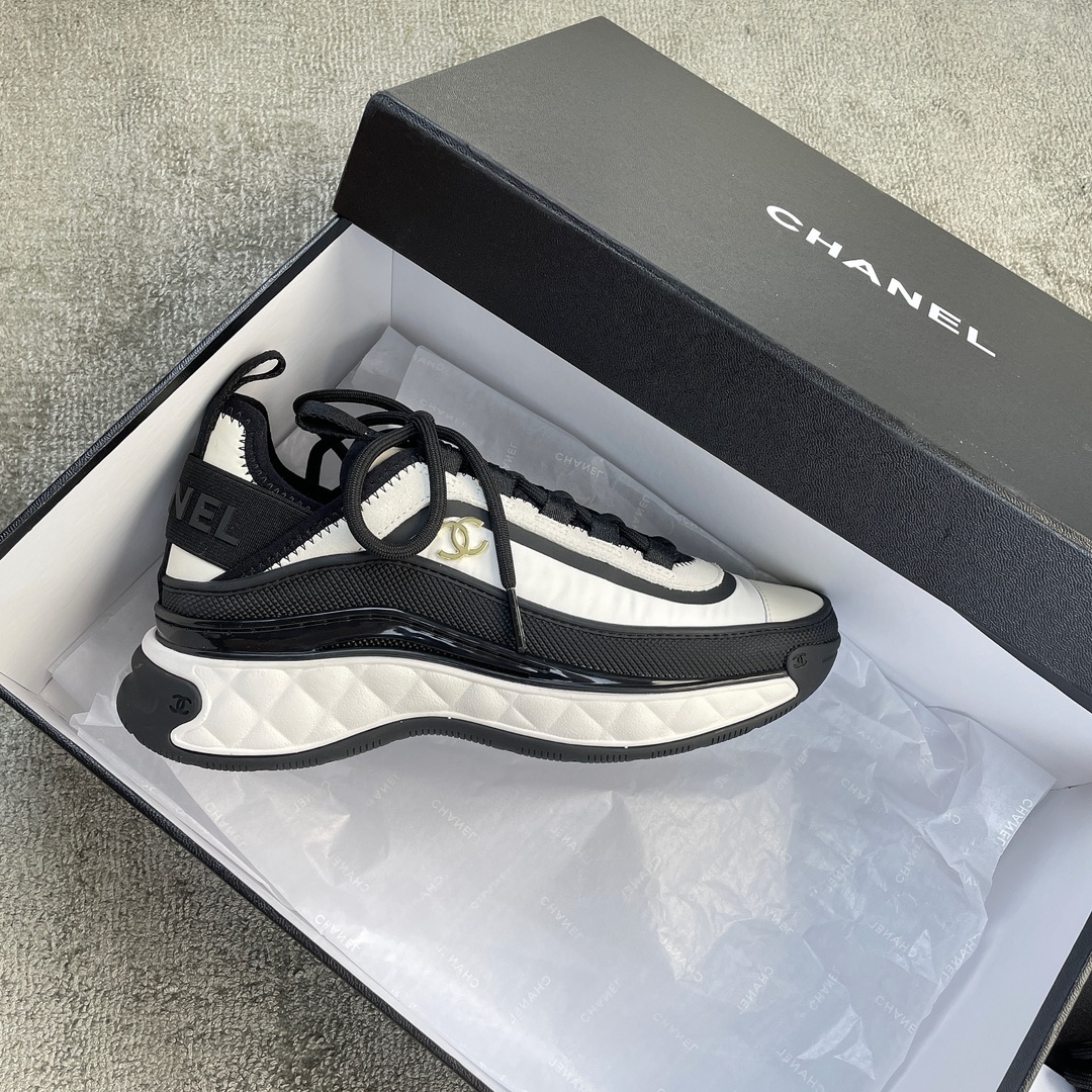 CHANEL sneakers classic small incense sneakers cowhide sheepskin leather genuine leather sole