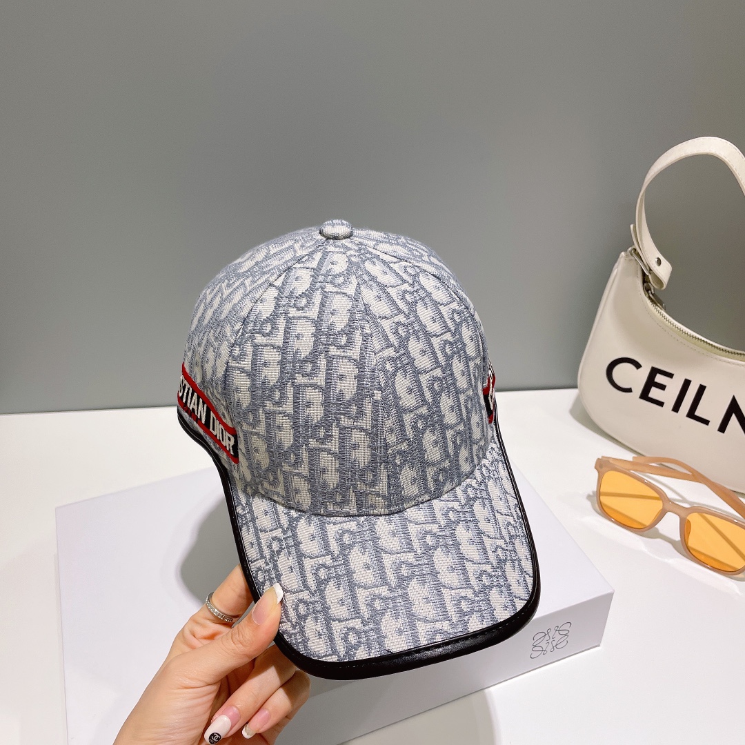 Dior (Dior) new original single embroidery baseball cap
