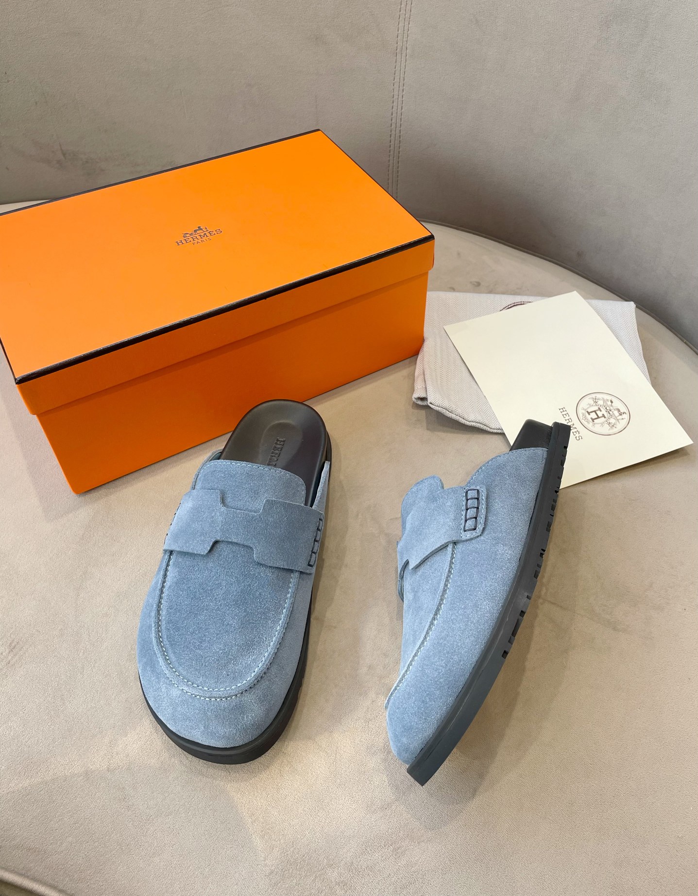 Hermes Birkenstock Mules