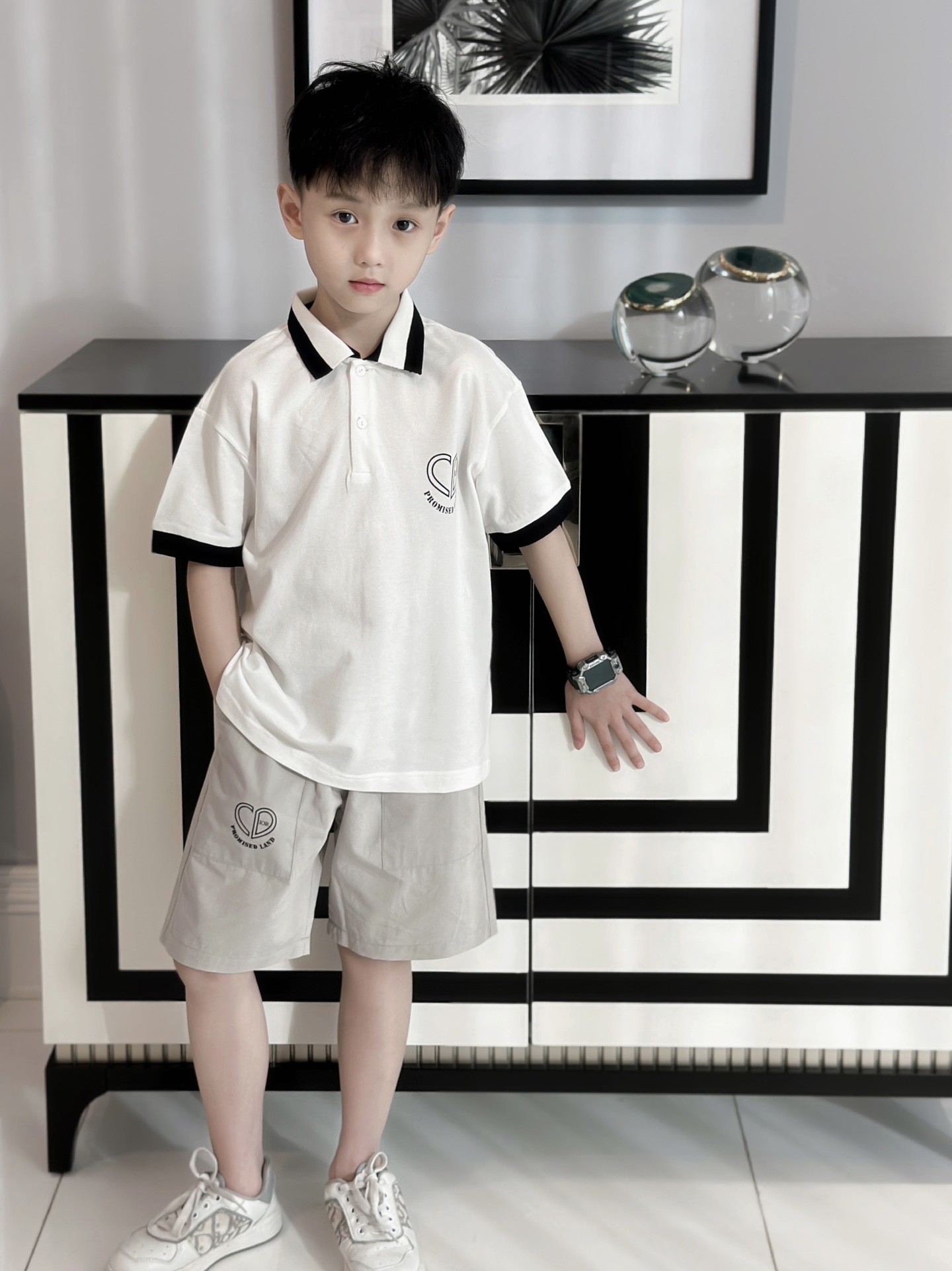 2024 Dior children's cotton suit