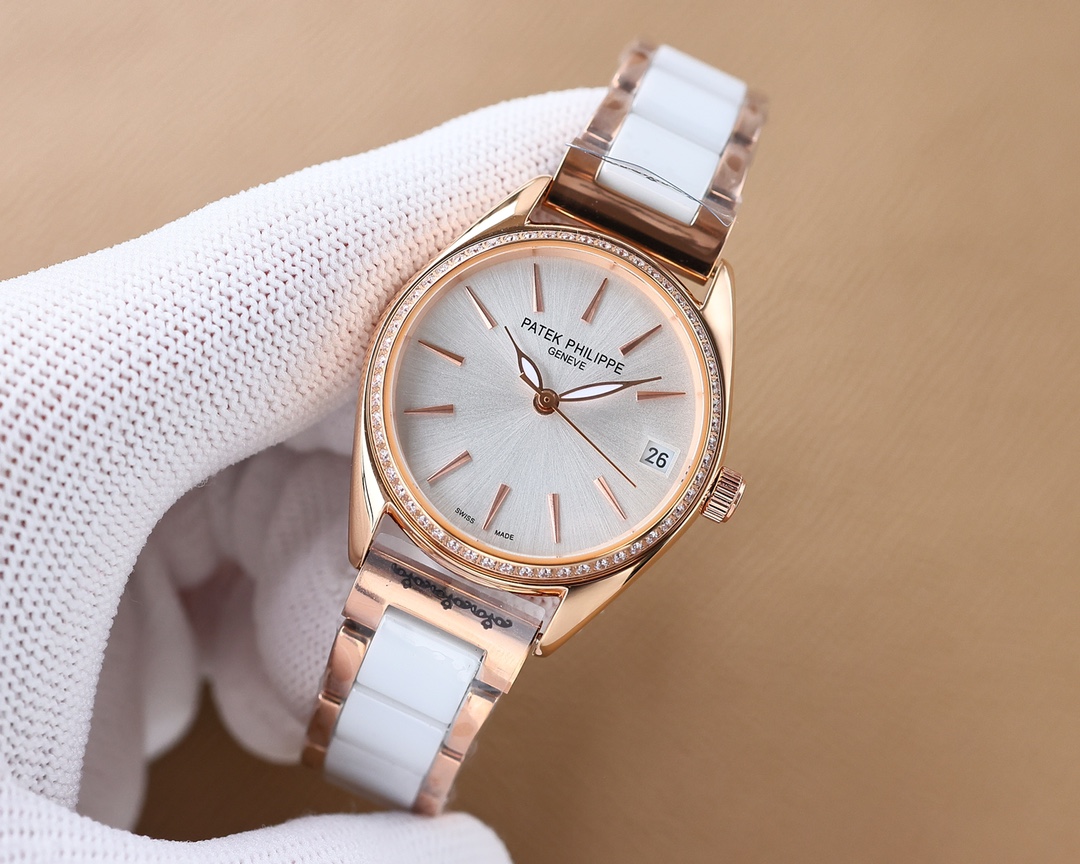 Patek Philippe V8 Edition Fashion Women's Watch Simple Three Needles