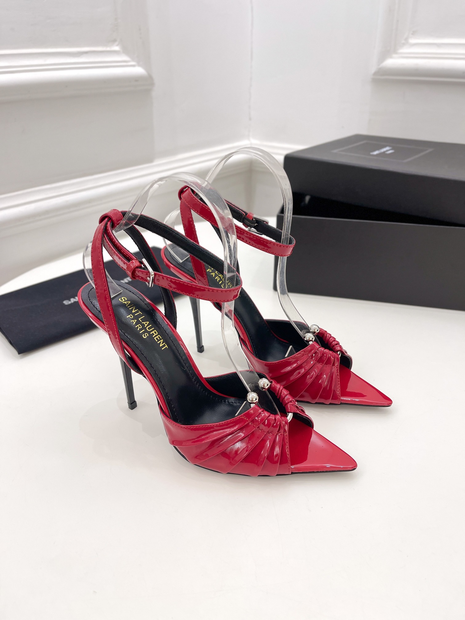 𝙎𝙖𝙞𝙣𝙩 𝙇𝙖𝙪𝙧𝙚𝙣𝙩 | 𝟐𝟎𝟐𝟏/𝐒𝐒 𝐧𝐞𝐰 YSL｜Roland 2022/fw early spring new baked high heels