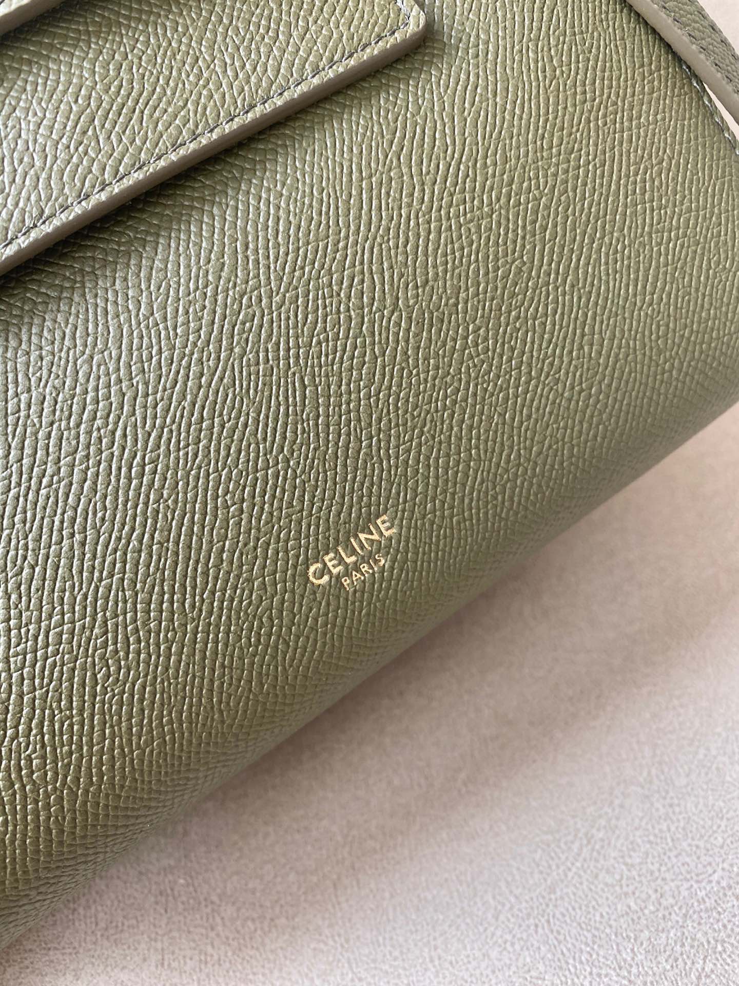 𝐂𝐞𝐥𝐢𝐧𝐞 Belt Bag Catfish Bag Small Grained Calfskin