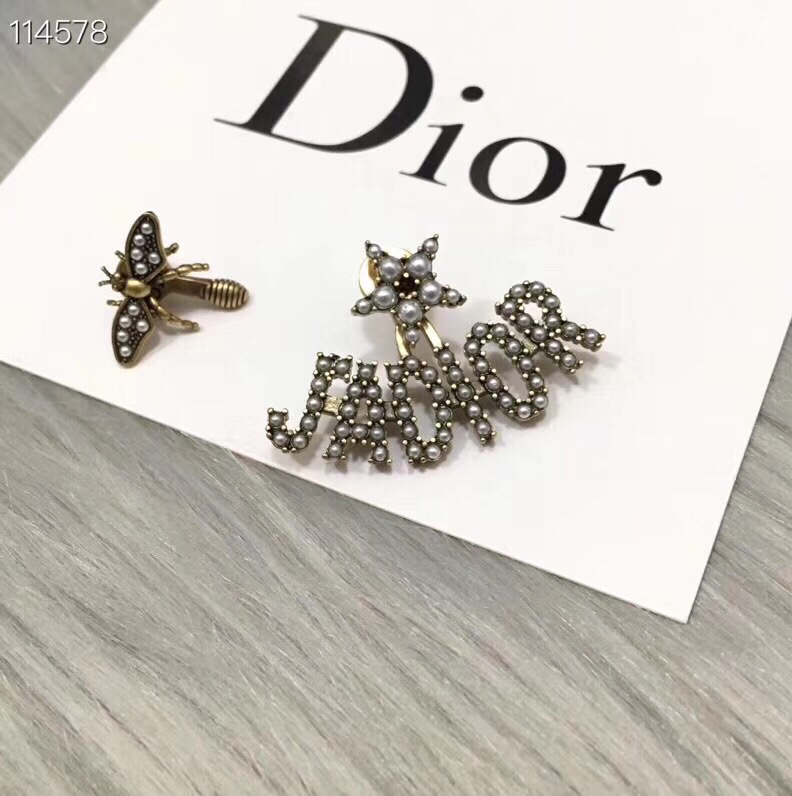 Dior stud earrings