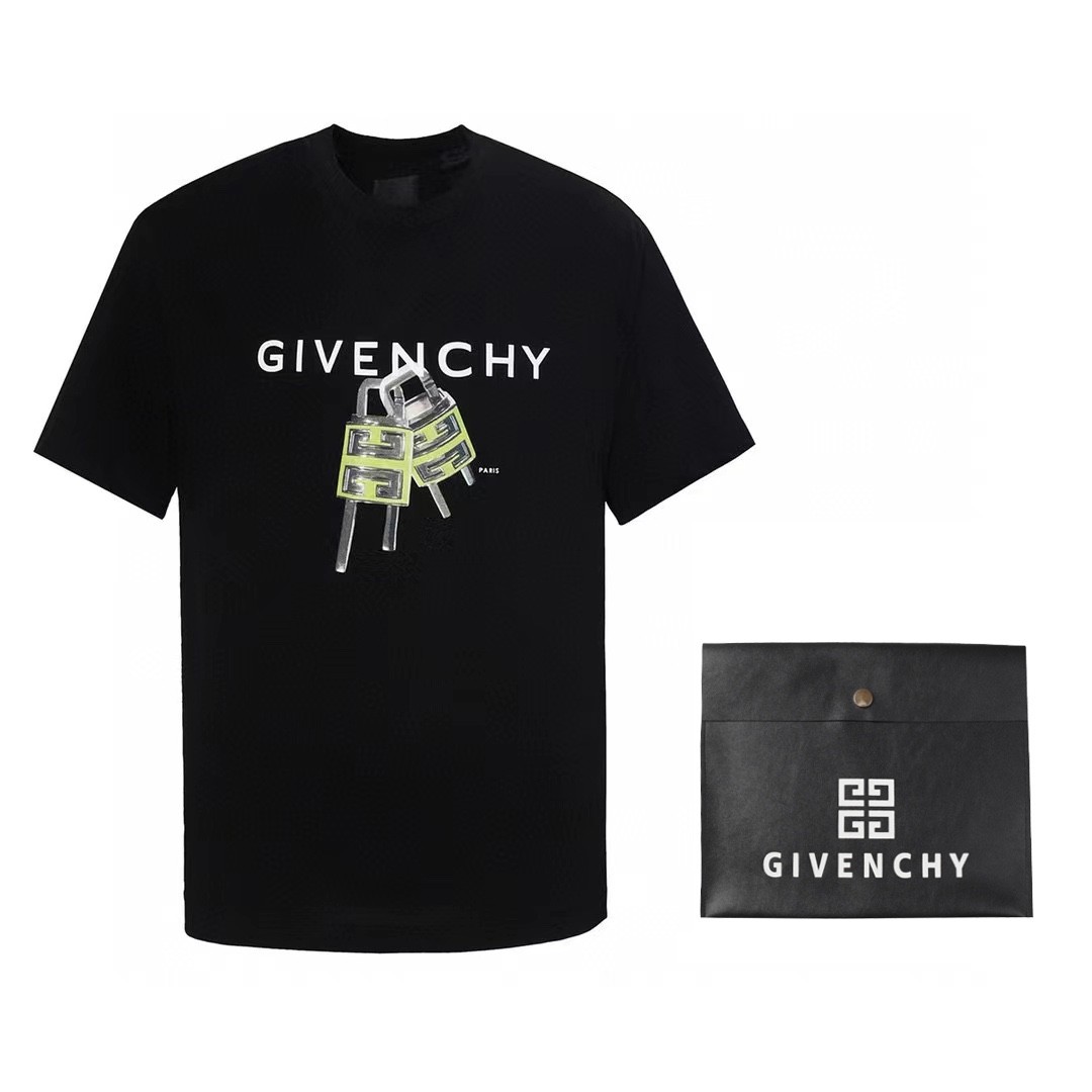 Givenchy lock-printed T-shirt