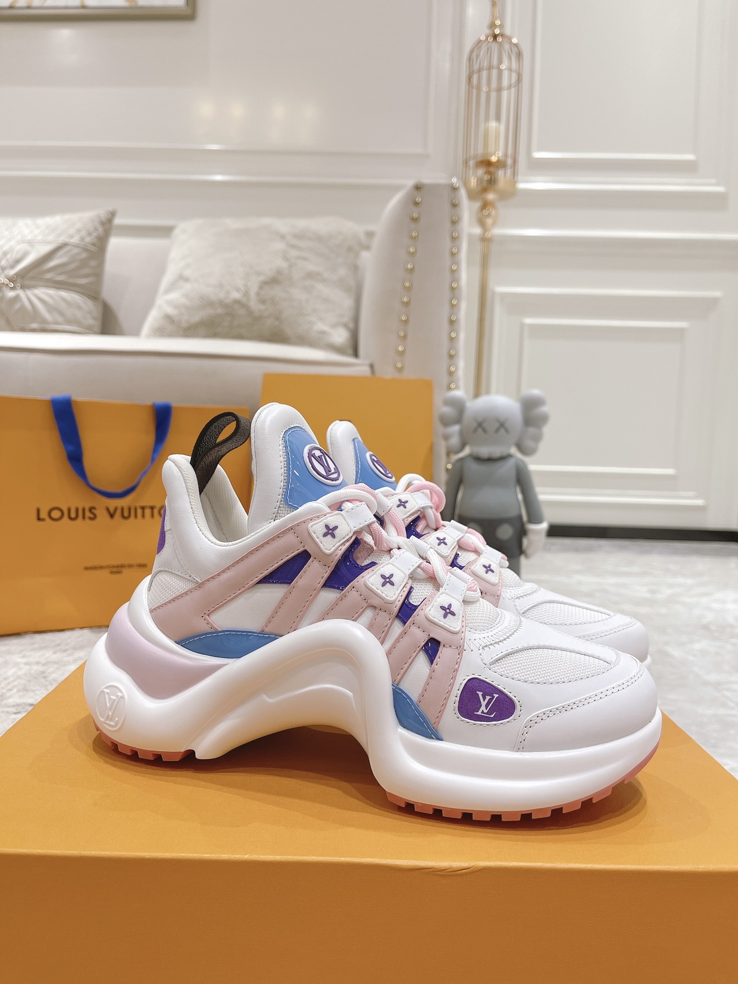 Louis Vuitton Archlight Donkey Brand Louis Vuitton Casual Sports Dad Shoes