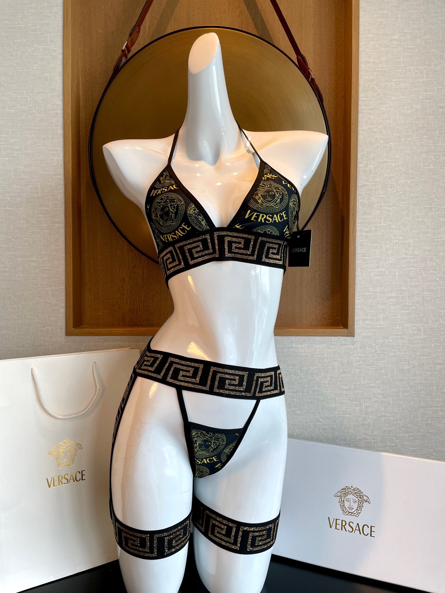 Versace two piece swimsuit