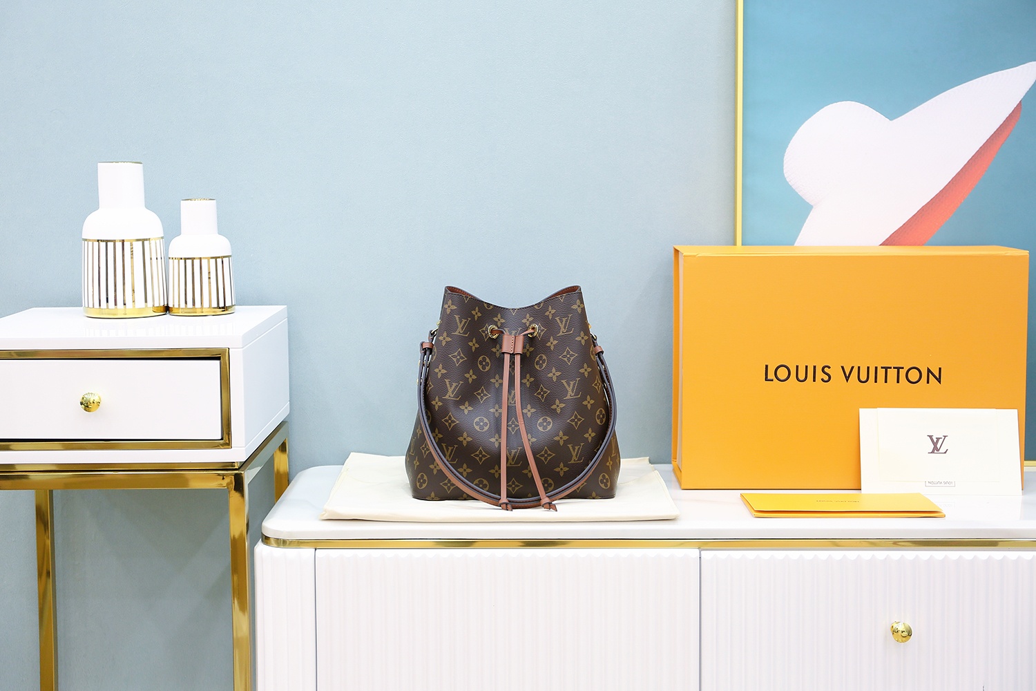 Louis Vuitton 𝙉𝙀𝙊𝙉𝙊🇫🇷French original material M44887