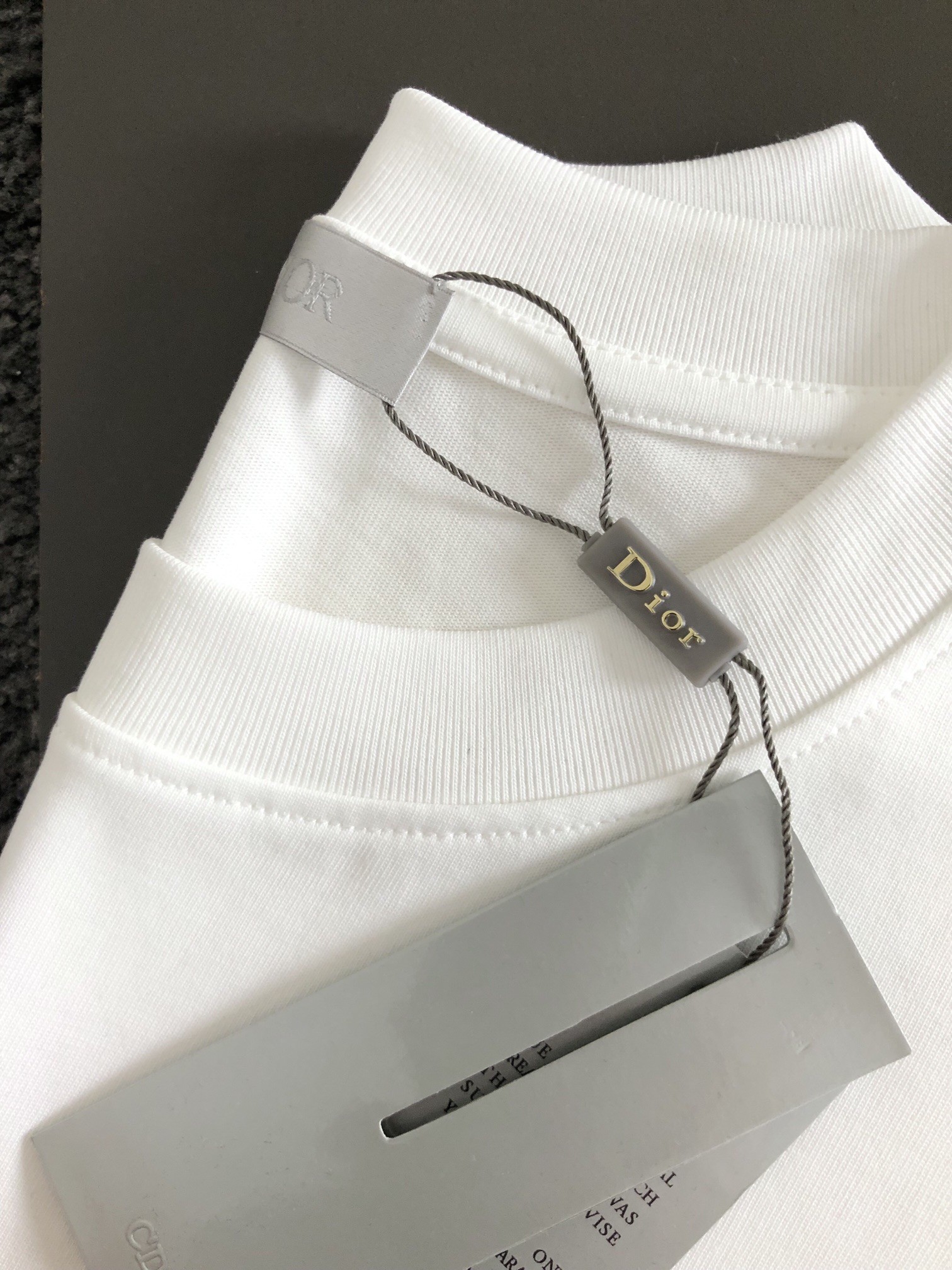 Dior Cartoon embroidered fine cloth t-shirt