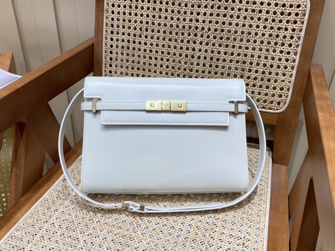 SAINT LAURENT 𝑴𝒂𝒏𝒉𝒂𝒕𝒕𝒂𝒏 〈Original leather version〉#579271