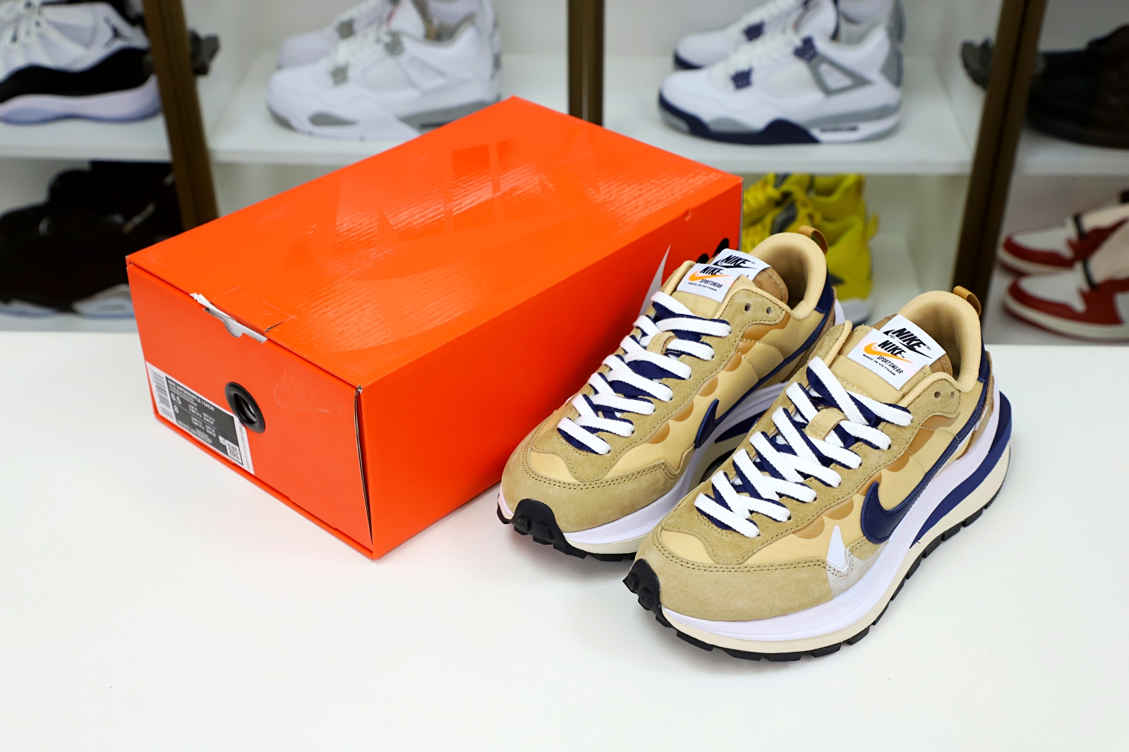 SACAI X VAPORWAFFLE SESAME BLUE VOID DARK IRIS