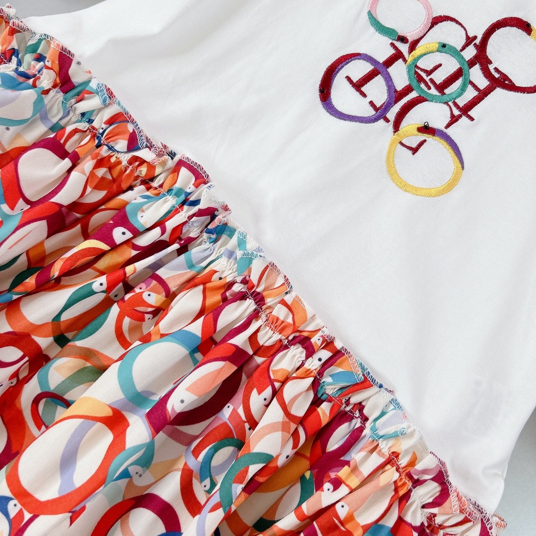 C&H Carolina Herrera Spring and Summer Girls Skirt Set