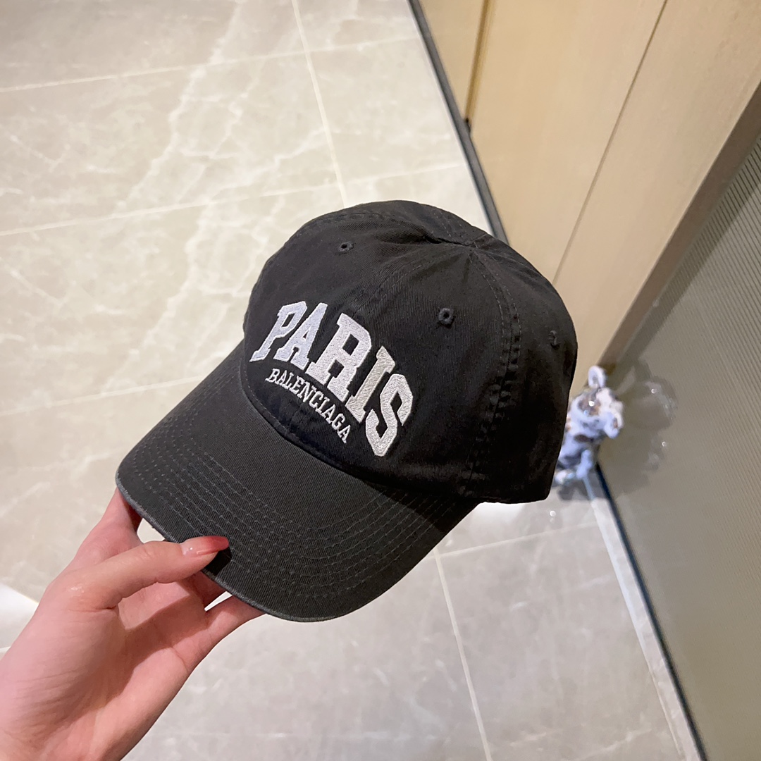 [Balenciaga] 2023 new style embroidered baseball cap