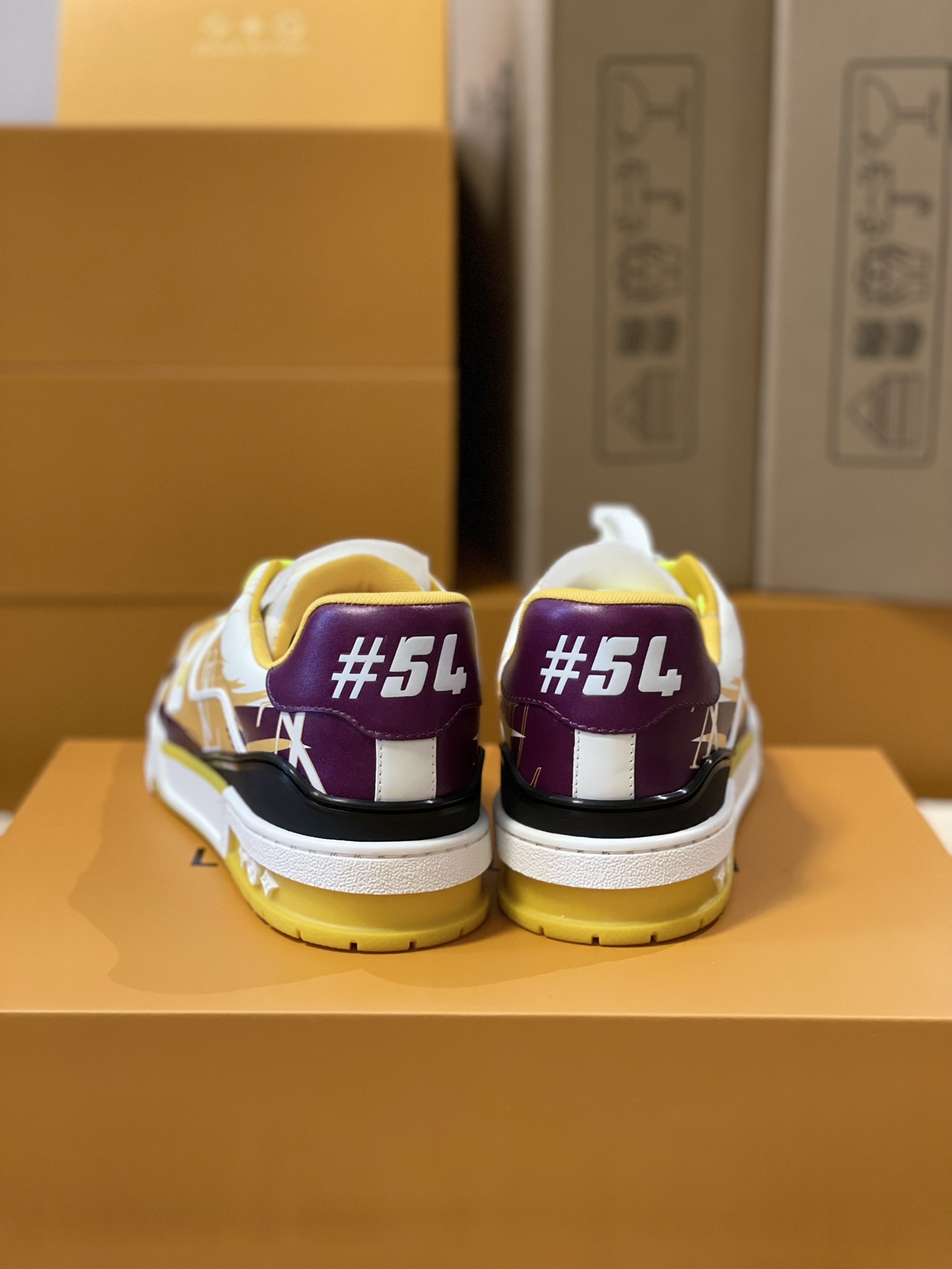 Louis Vuitton Trainer sneakers for couples, style number 1AA373