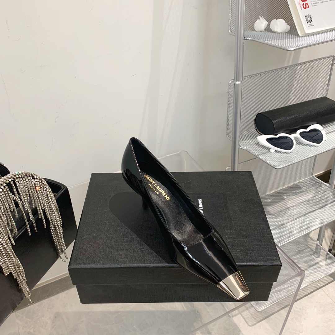 𝙎𝙖𝙞𝙣𝙩 𝙇𝙖𝙪𝙧𝙚𝙣𝙩 | 𝟐𝟎𝟐𝟐/𝐒𝐒 𝐧𝐞𝐰 YSL｜Saint Laurent Metal Toe Series Italian Leather Outsole