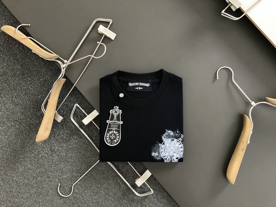 Chrome Hearts Daub print blended with light embroidery t-shirt