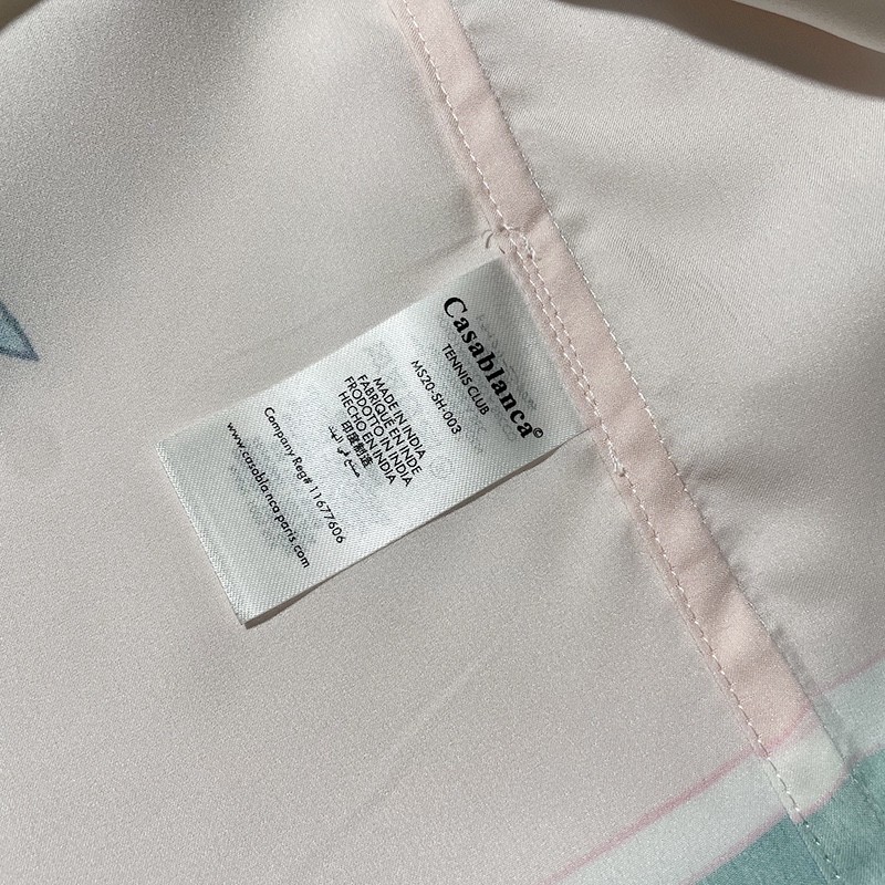 Casablanca Sicilian wind printed summer fairy tale dream short sleeve shirt