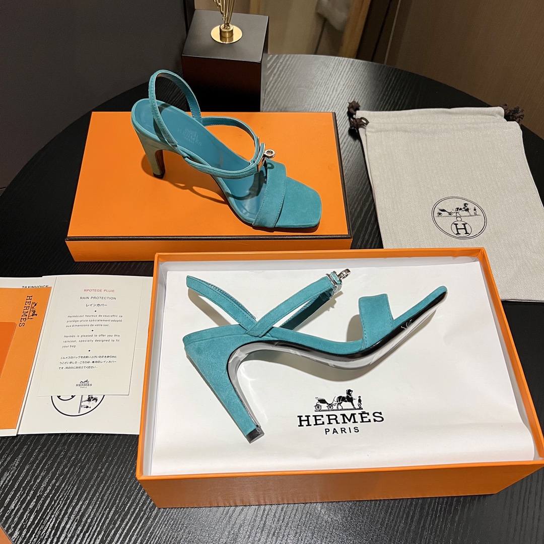 Hermes classic H high-heeled sandals series