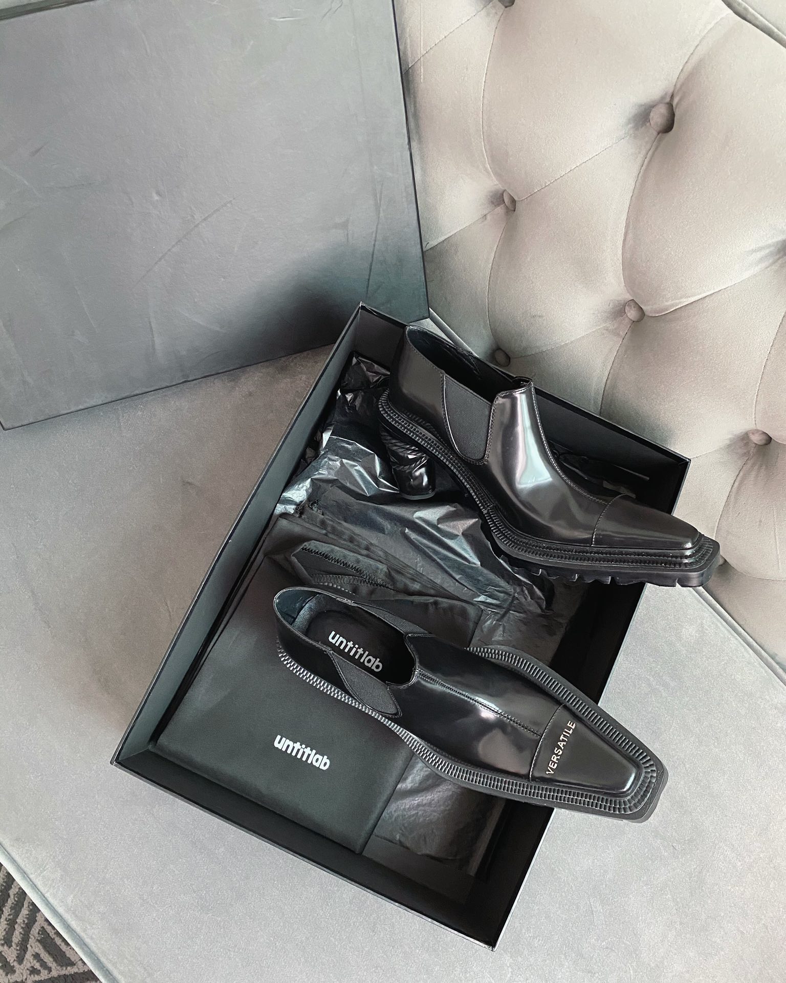 Untitlab new line of design simply no one super unbeatable cool short boots