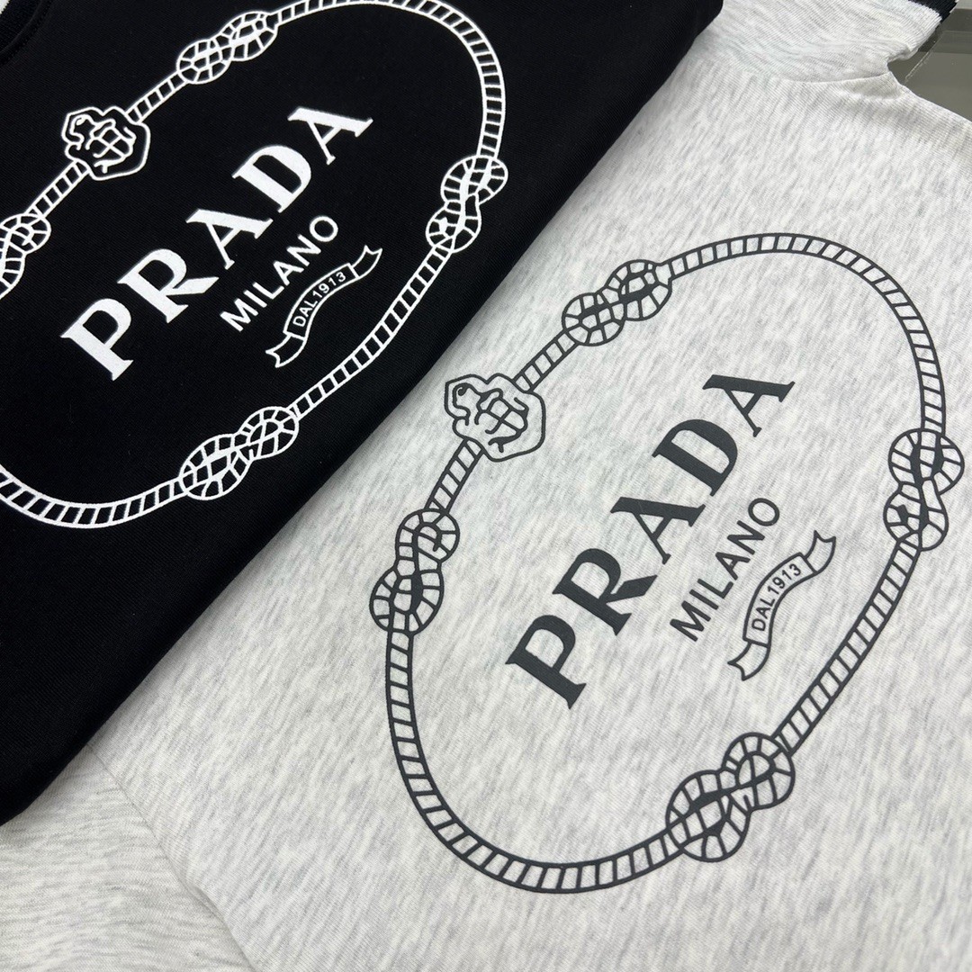 Prada new summer girls' T-shirt suit