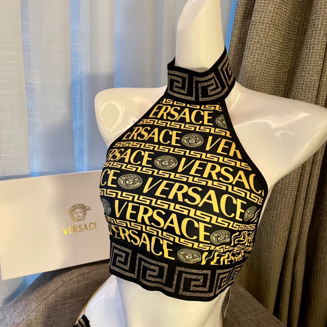 Versace two piece swimsuit