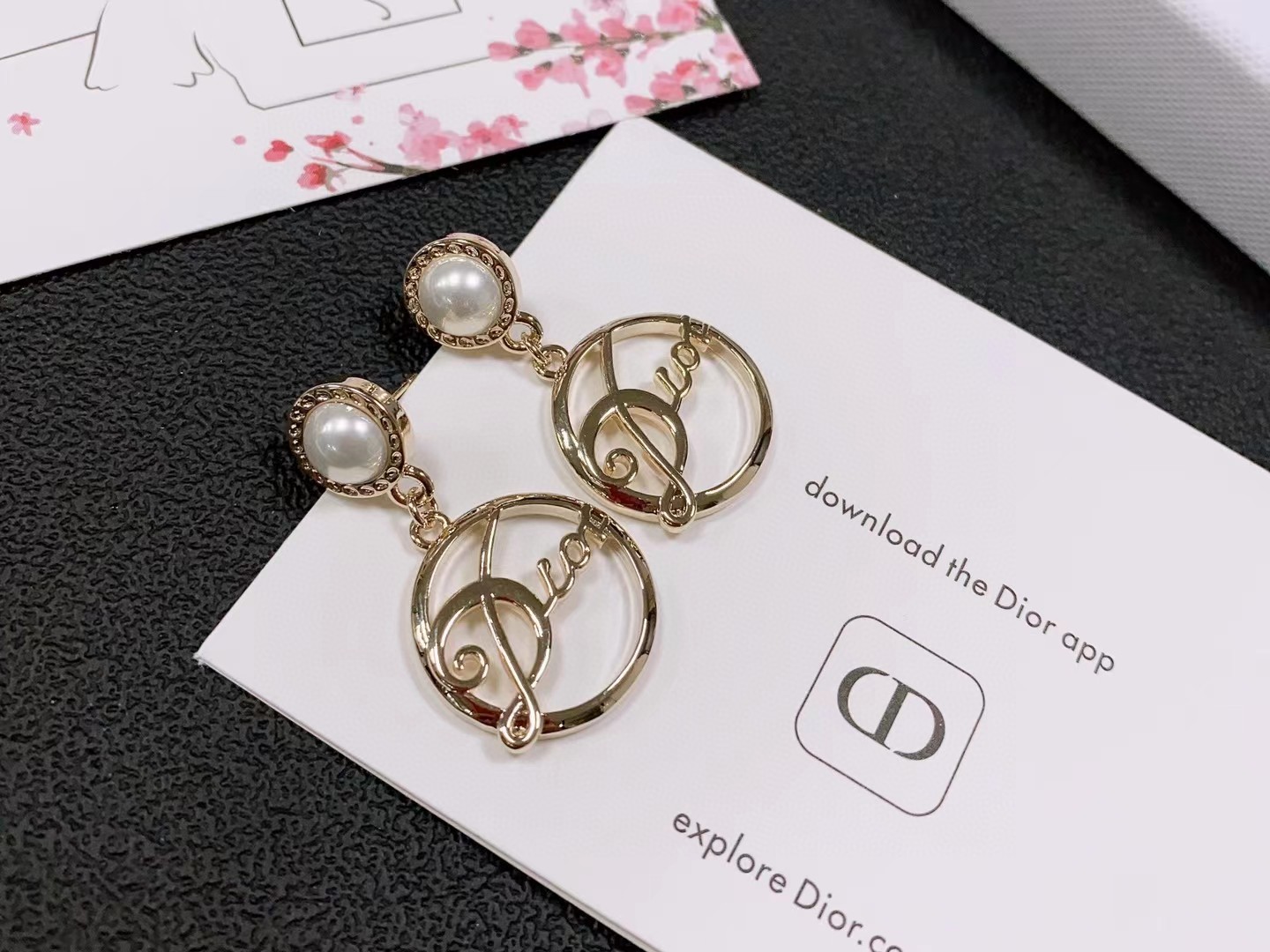 Dior earrings