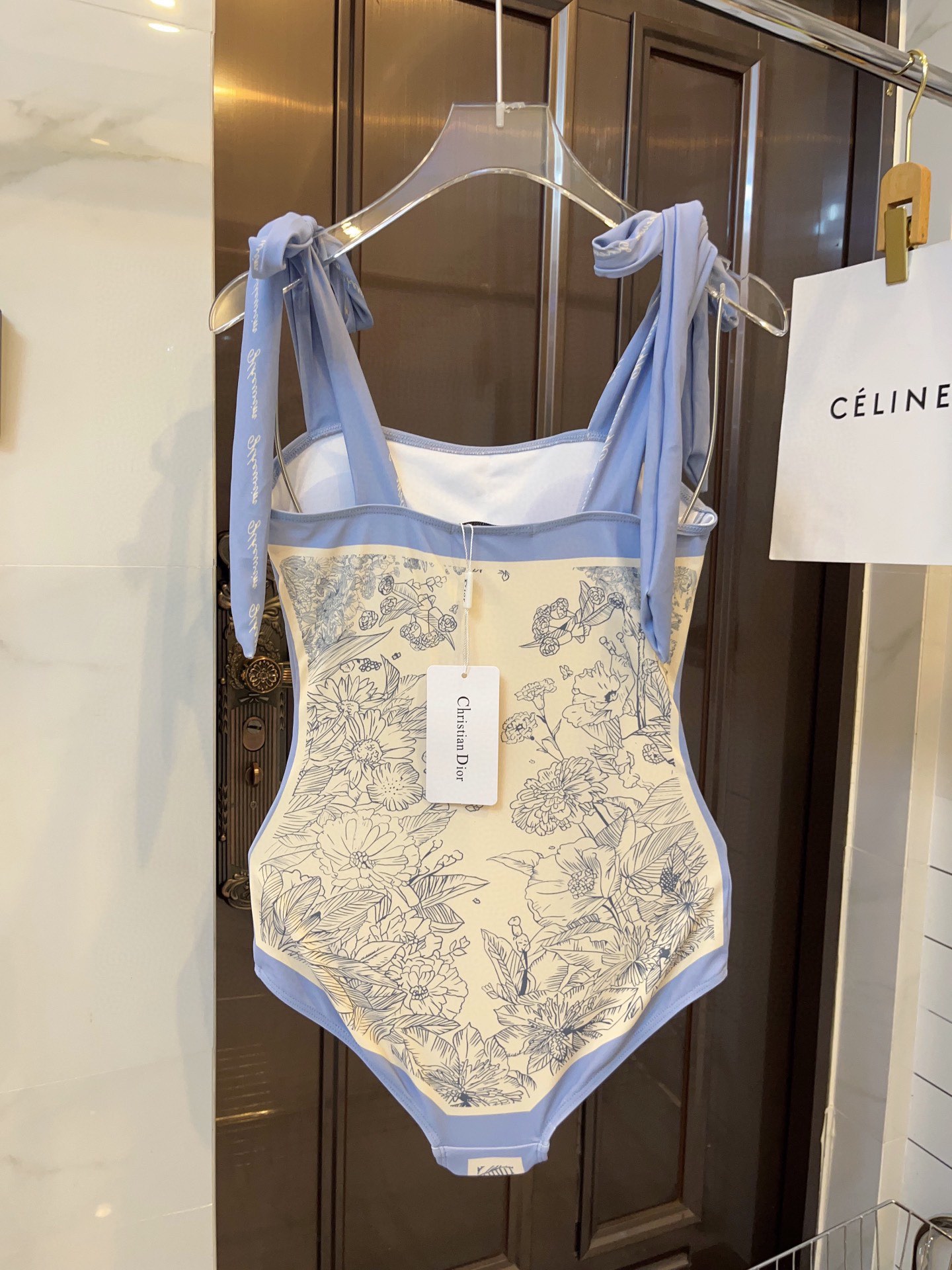 Dior one-piece swimming costume