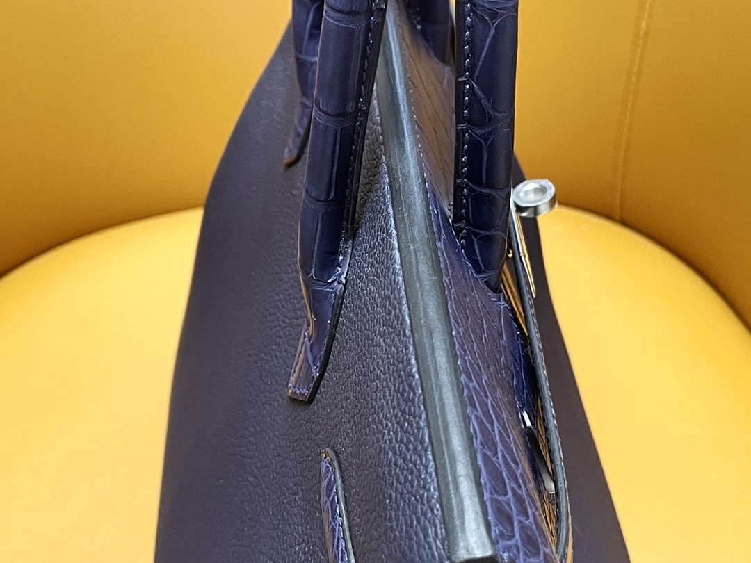 Bk30 touch Midnight Blue Togo with Indigo Mist Face America 🐊 Silver buckle