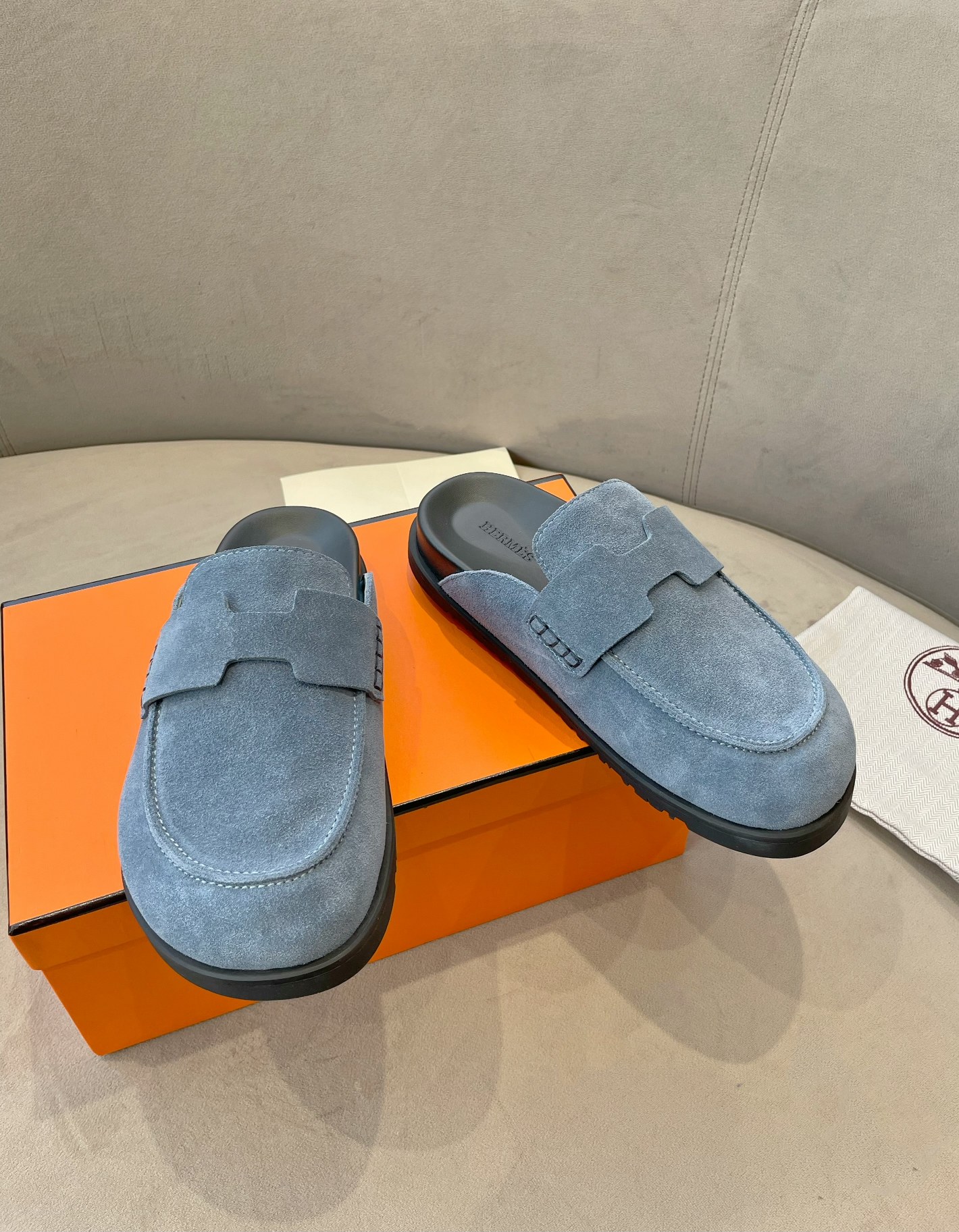 Hermes Birkenstock Mules