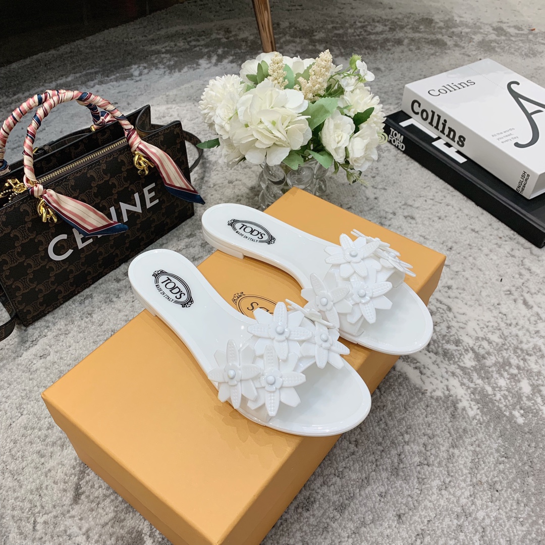 TOD'S 𝙏𝙊𝘿𝙎 2021 summer classic explosive new fabric counter PVC material summer to the beach vacation the best choice