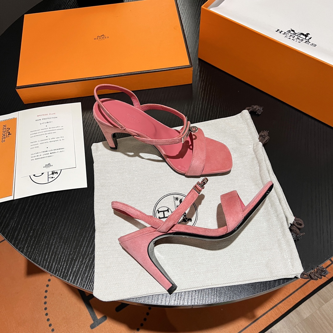 Hermes classic H high-heeled sandals series