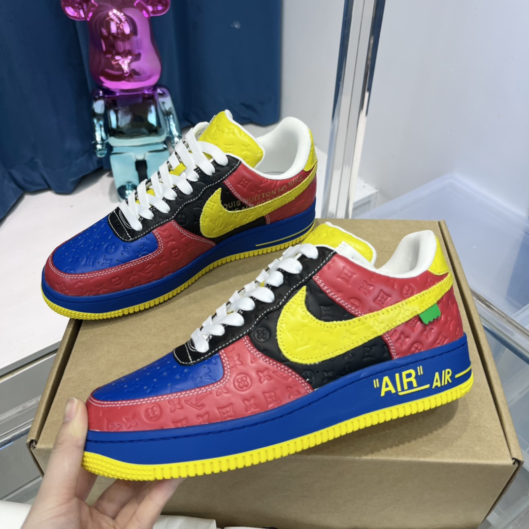Louis Vuitton x NIKE Air force1 22ss Heavy Joint