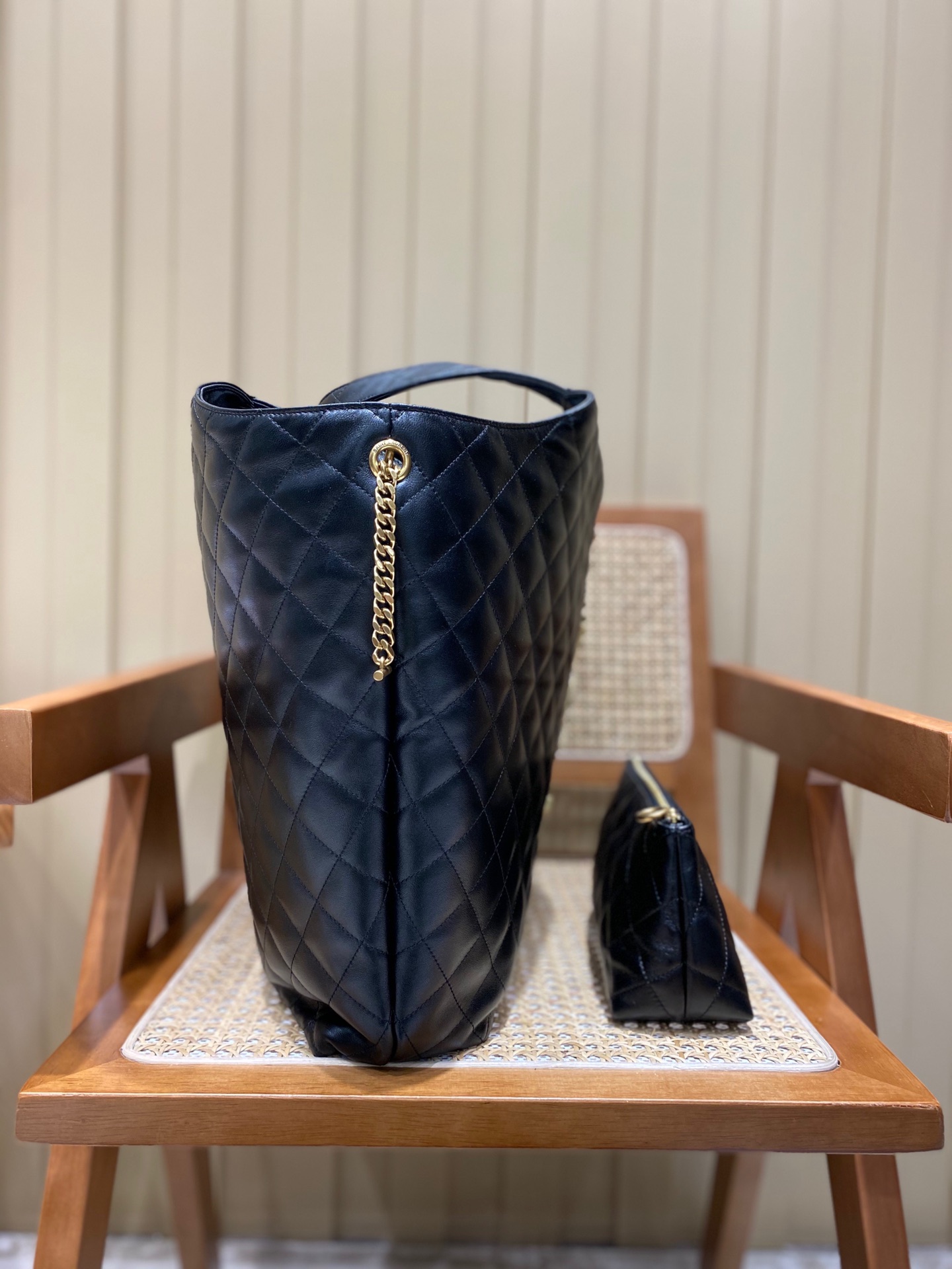 SAINT LAURENT 𝗜𝗖𝗔𝗥𝗘 #698651 original leather