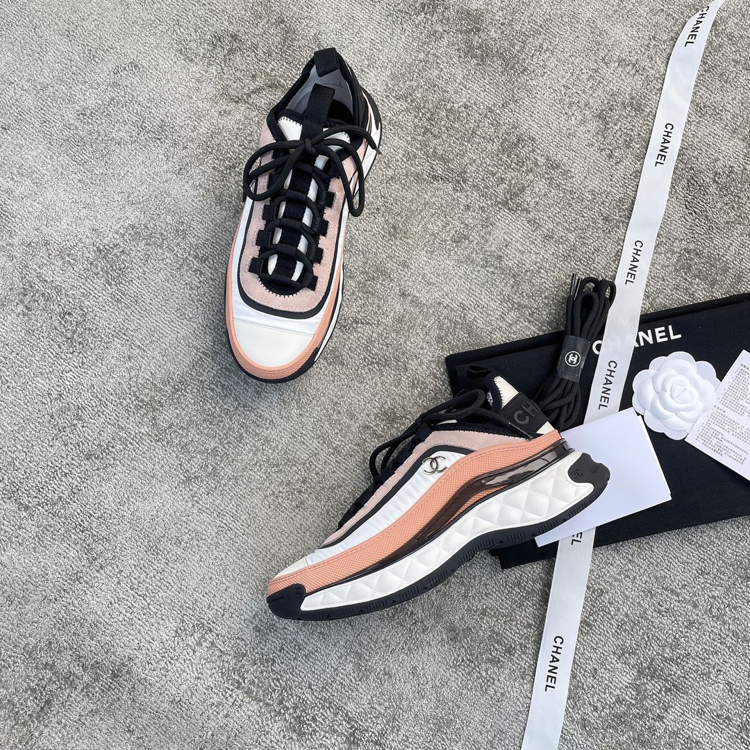 CHANEL sneakers classic small incense sneakers cowhide sheepskin leather genuine leather sole