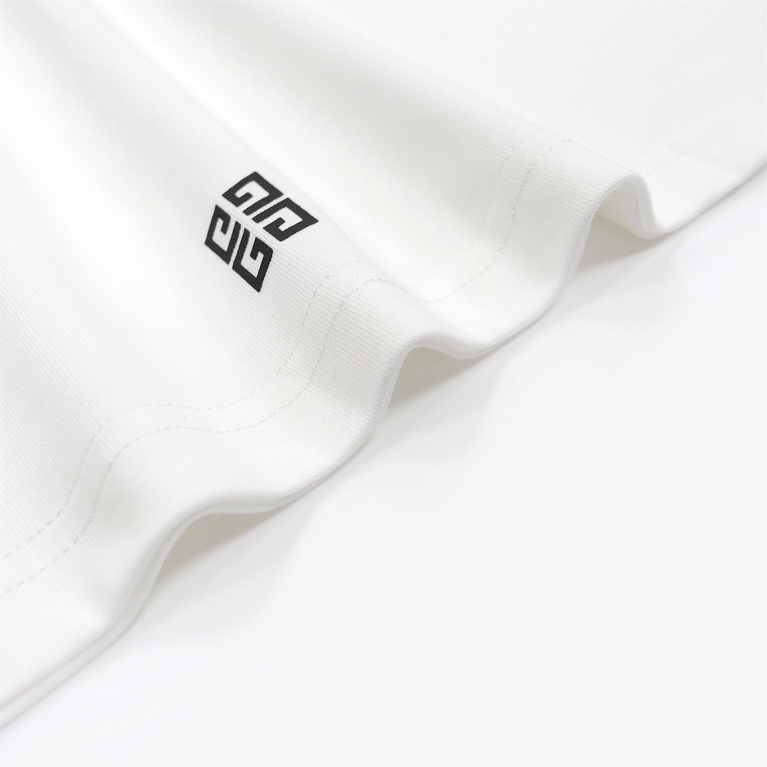 Givenchy 2024ss new summer feather print t-shirt